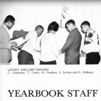 Yearbook staff photo