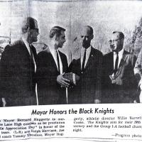Mayor Honors the Black Knights