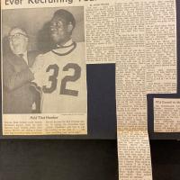 A Daily Progress article from April 7, 1970, about Merritt committing to UVA.