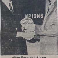 Allen Receives Blazer