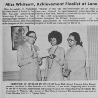 Bernadette Accepting Award